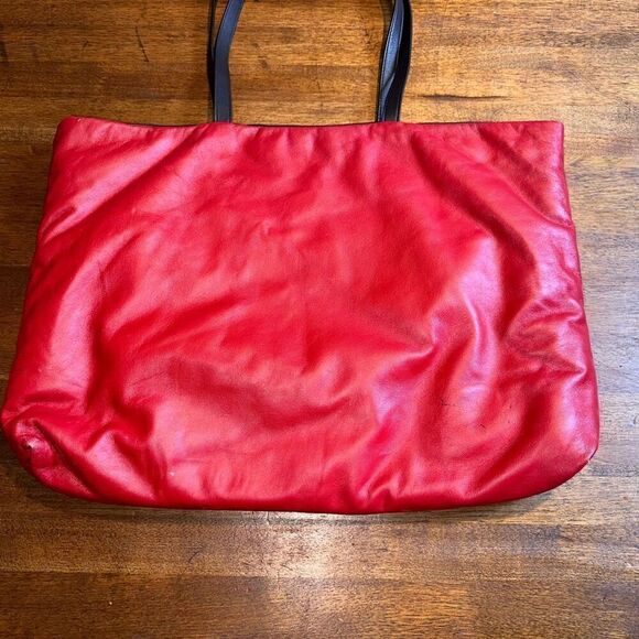 Mansur Gavriel Reversible Pillow Leather Tote Bag - Picture 11 of 14